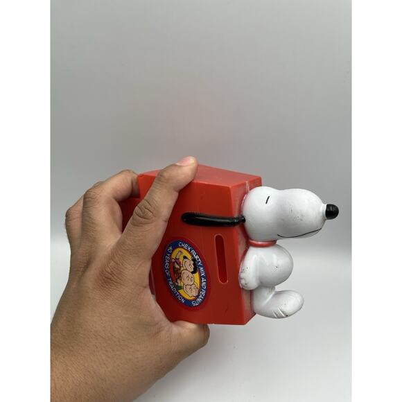 VINTAGE 1966 SNOOPY BANK CHEX PARTY MIX & PEANUTS 40 YEARS OF TRADITION - Picture 5 of 6